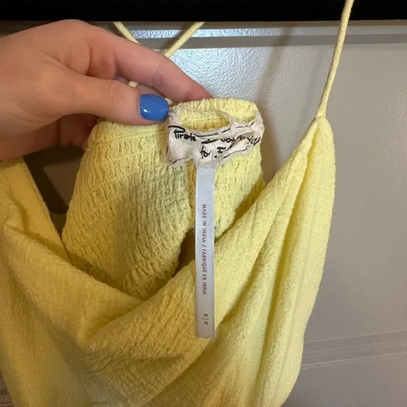 Free People Ultra Toy Machine Top in Yellow - Picture 4 of 4